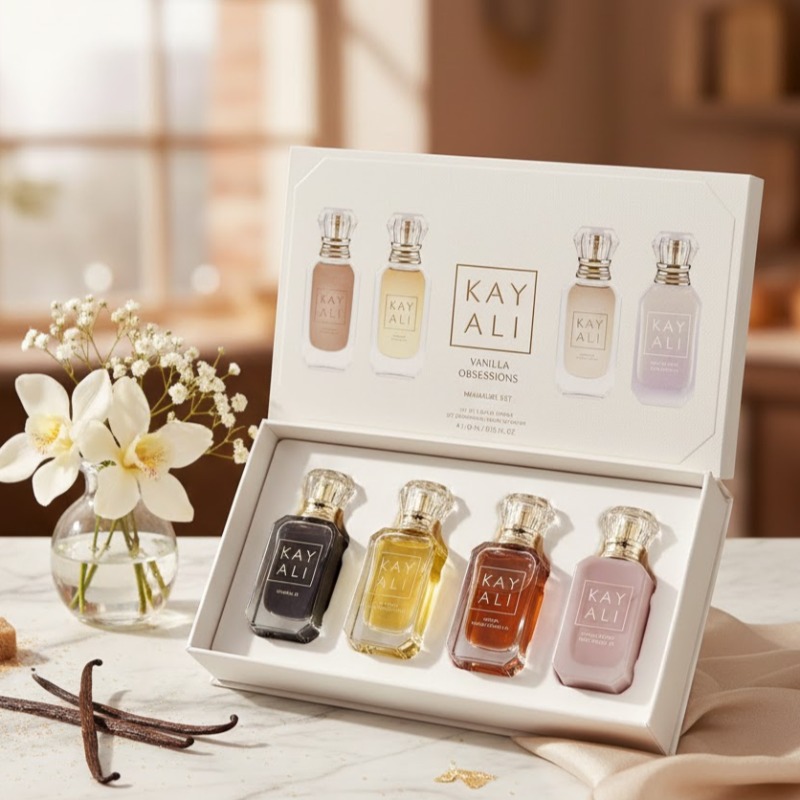 Perfume Royal Fragrance - カヤリ ユニセックス パフュームセット 4*10ml 長持ちするフレッシュでマイルドなエレガントなフローラルフルーティムスクのナチュラルな香り 2つの香り