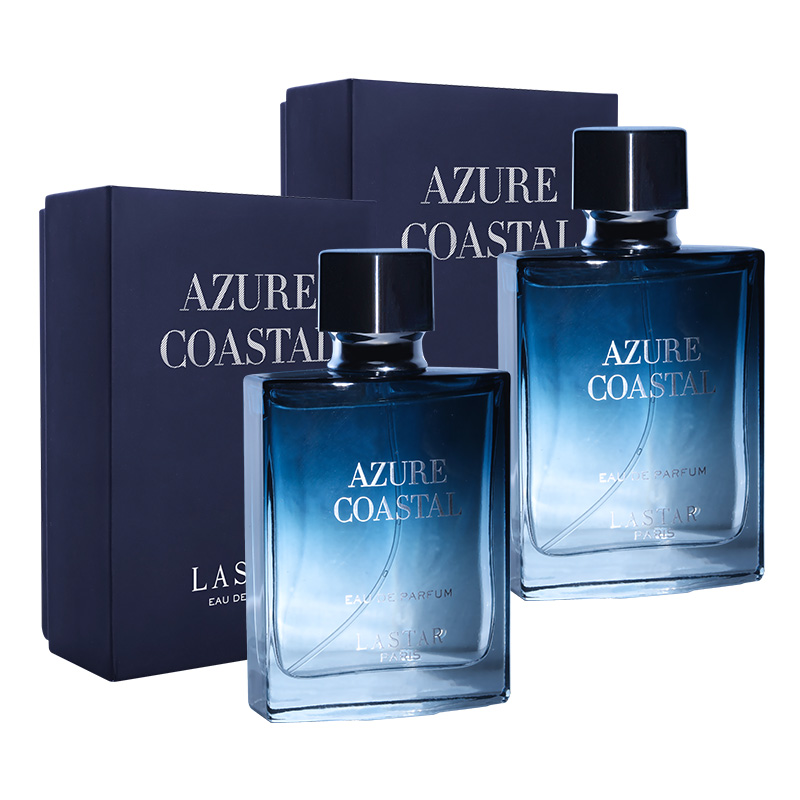 Perfume Fragrance Bottle - LASTAR メンズ香水、2本合計100ml/3.38fl.oz、ムスク、長持ちする香り、クリスマス/新年ギフト