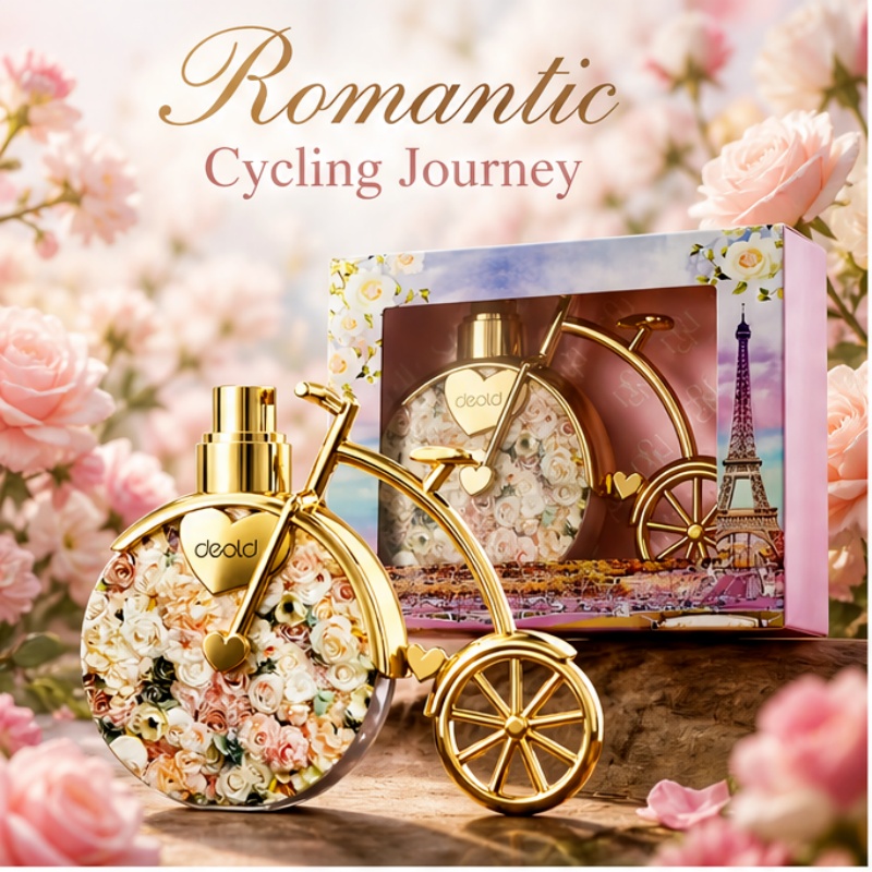 花柄自転車デザインのレディース香水 - 高級感のある長持ちす - Perfume High Fragrance のレビューと価格