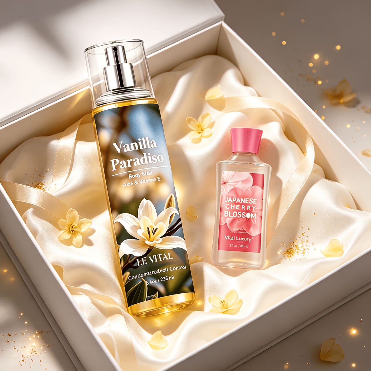 8種類の花の香りの香水とボディミルク。 新鮮で上品、そして高 - Perfume And Fragrance Difference のレビューと価格