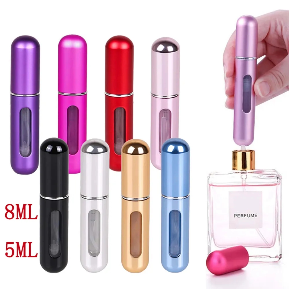 詰め替え可能なミニ香水瓶,ポータブル化粧品スプレーボトル,ス - Perfume Fragrance Liquid のレビューと価格