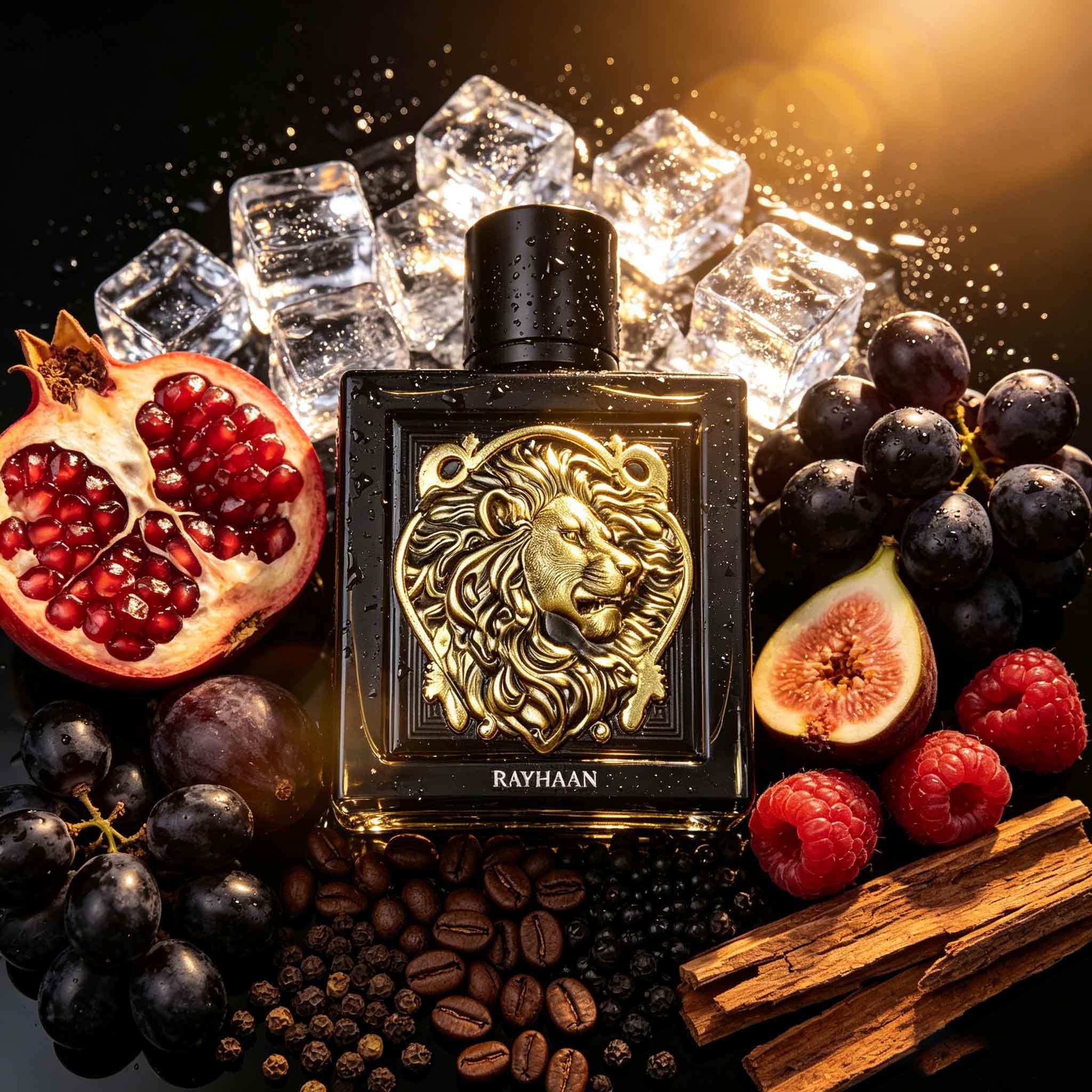 レイハン ゴールデンライオン メンズ香水！ プレミアムブラッ - Perfume Fragrance Bottle のレビューと価格