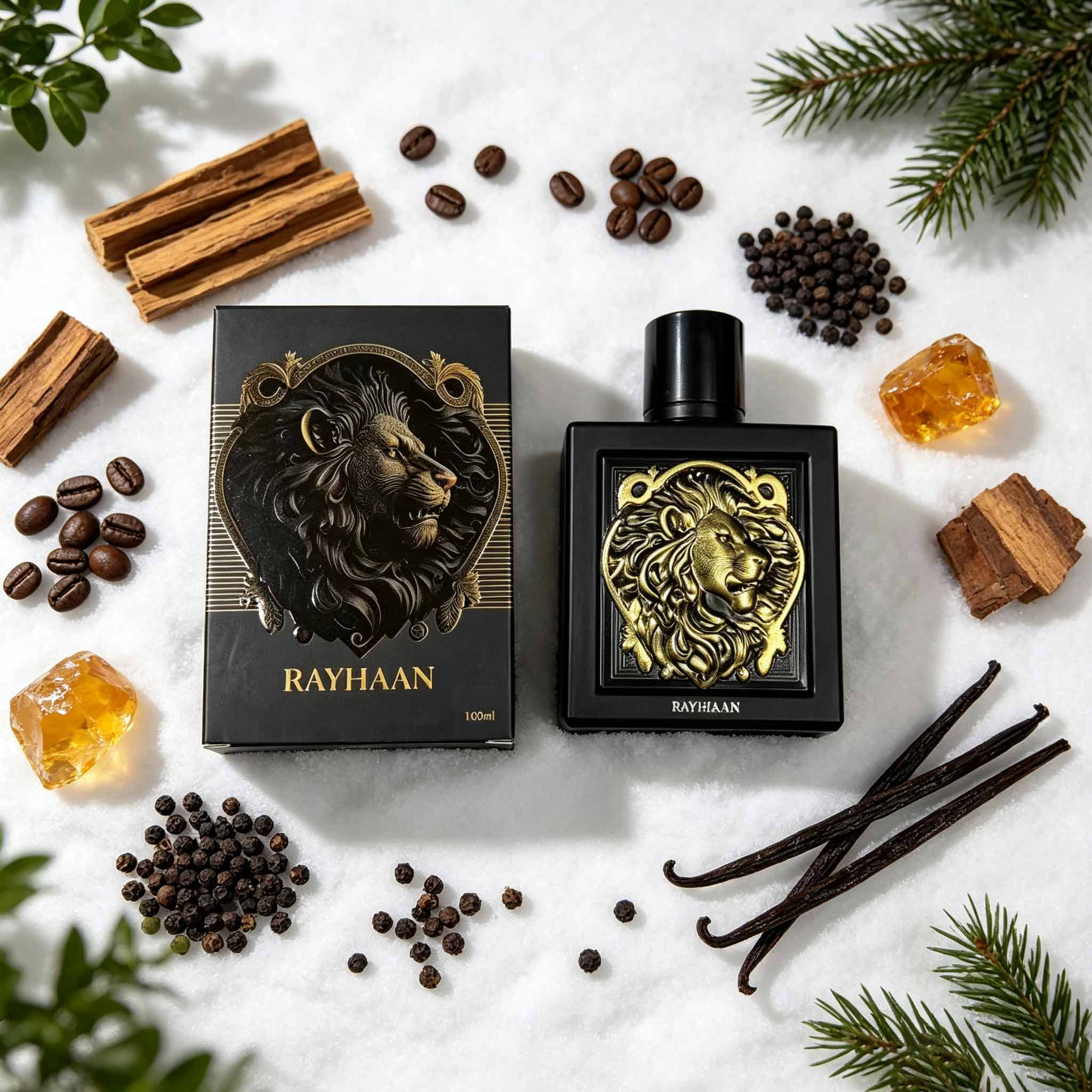 レイハン ゴールデンライオン メンズ香水！ プレミアムブラッ - Perfume Fragrance Bottle のレビューと価格